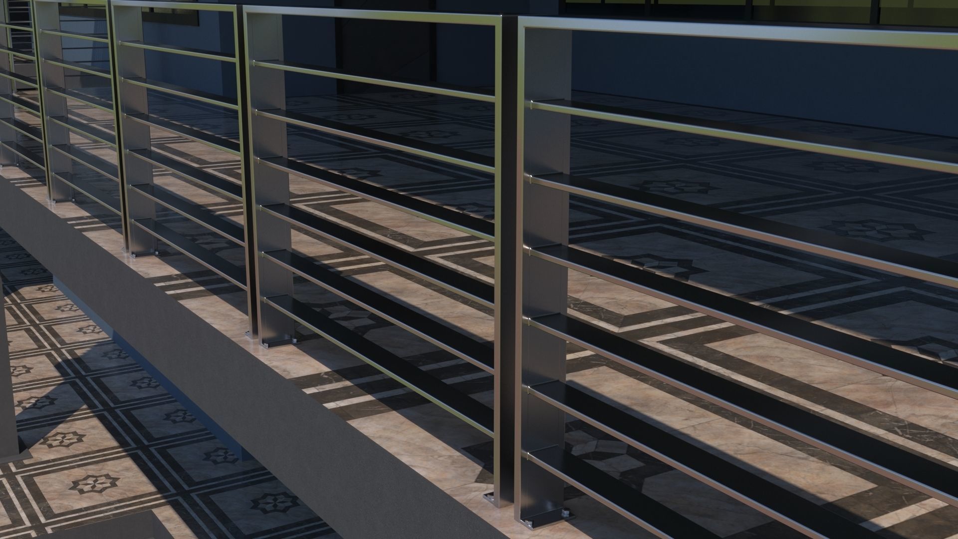 Corporate Building 3D model_5