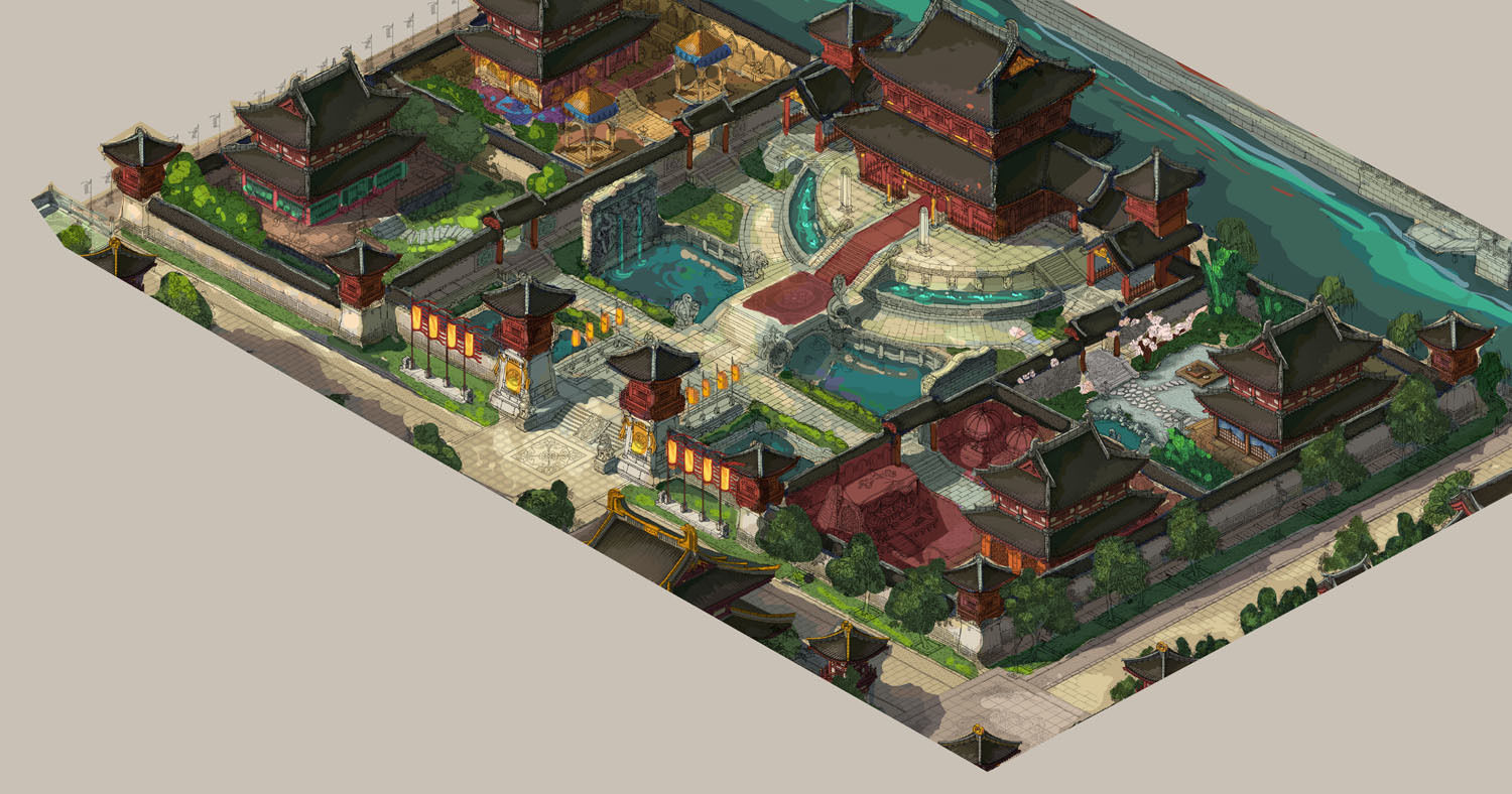 Religion-Taoism-Main Building 12 3D model_5