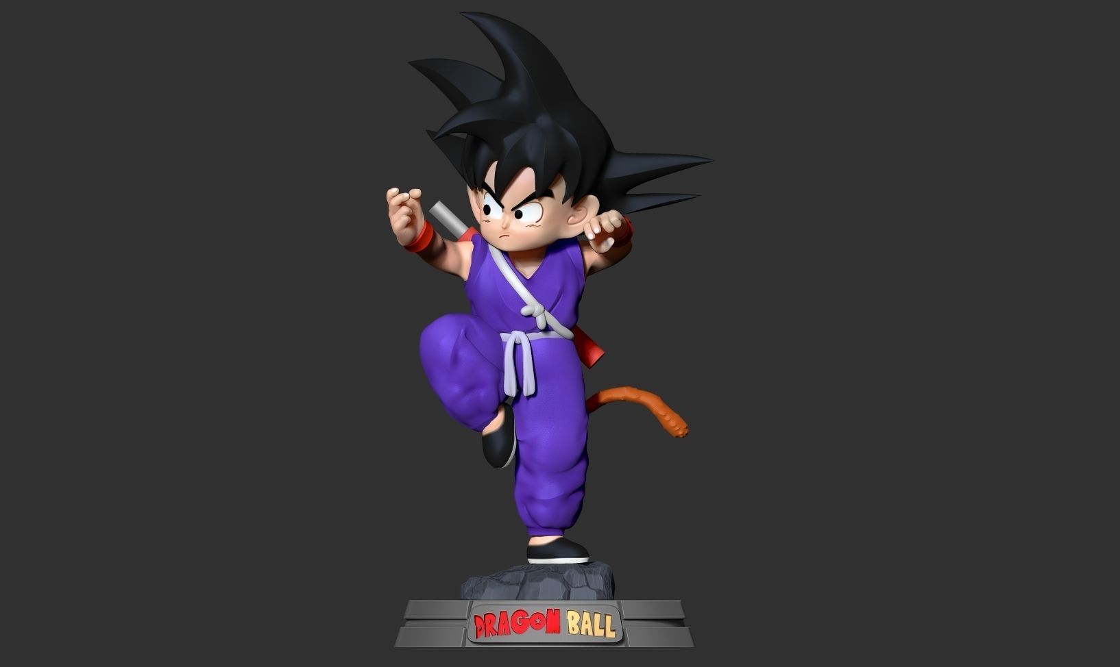Teen Goku 3D print model_10