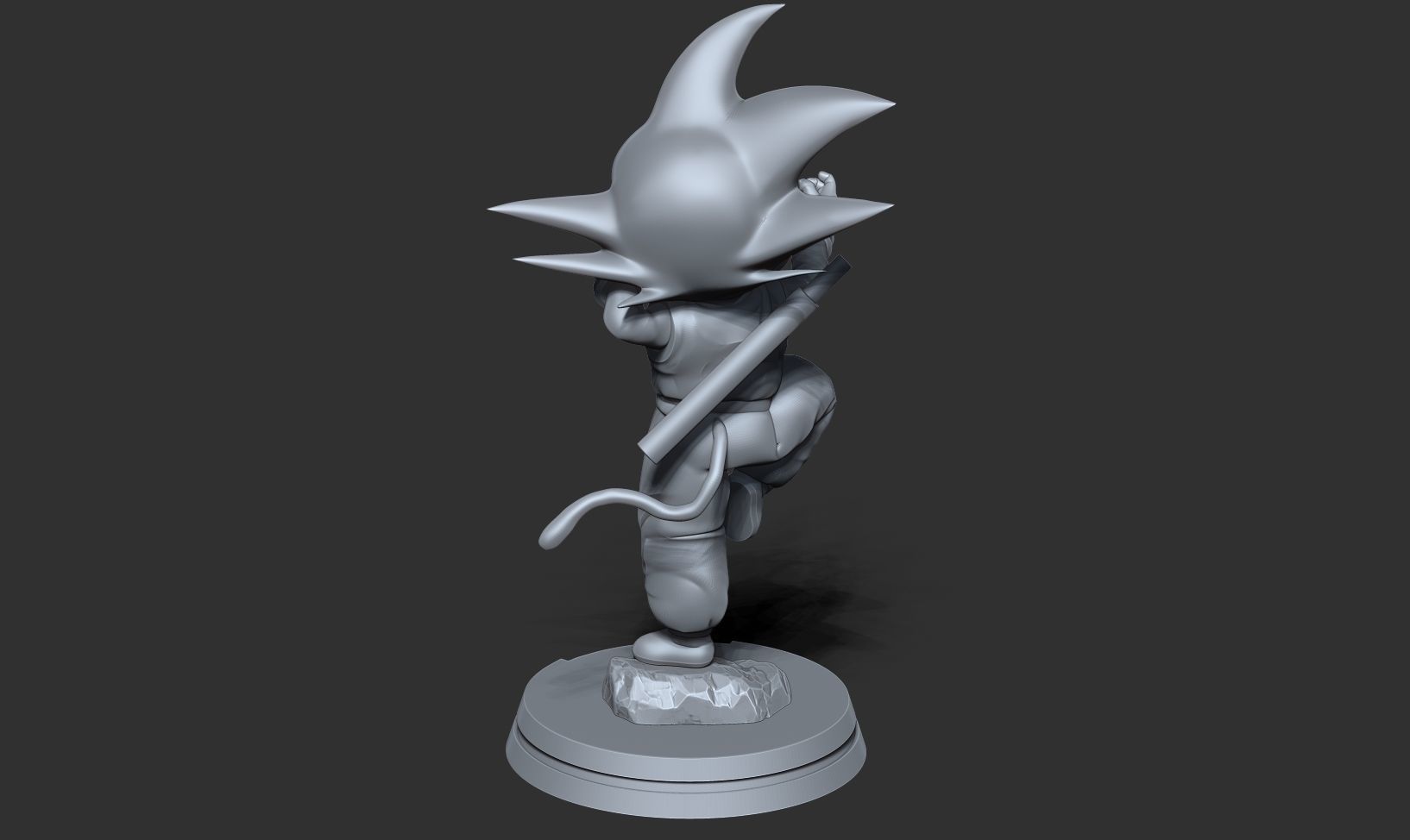 Teen Goku 3D print model_18