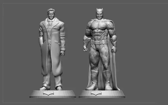 BATMAN BRUCE WAYNE STATUE DC JUSTICE LEAGUE