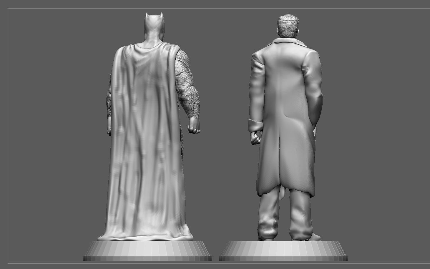 BATMAN BRUCE WAYNE STATUE DC JUSTICE LEAGUE 3D print model_4