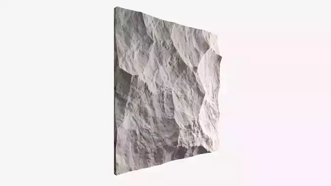 475-RockPanel piece of rock on wall
