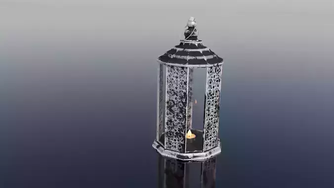 Decorative Lantern with candle - Home