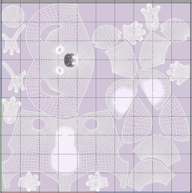 Koala Character rig Maya 3D model_6