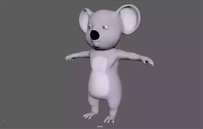 Koala Character rig Maya