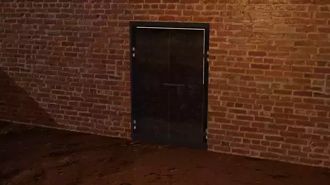 The Door room with brick wall and