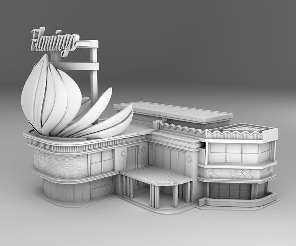 3D model - Las Vegas 3D print model