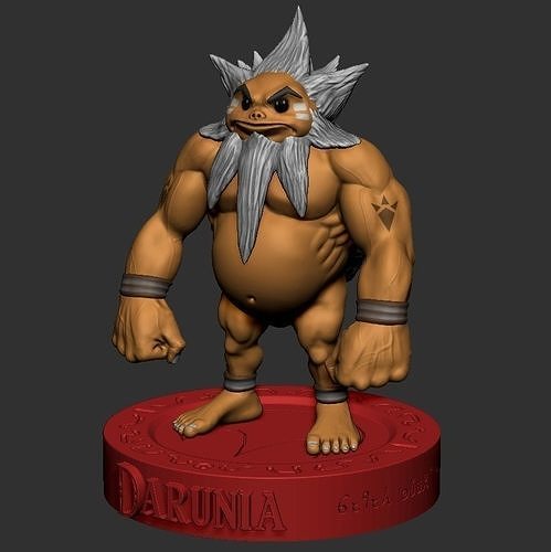 Darunia figure 3D print model