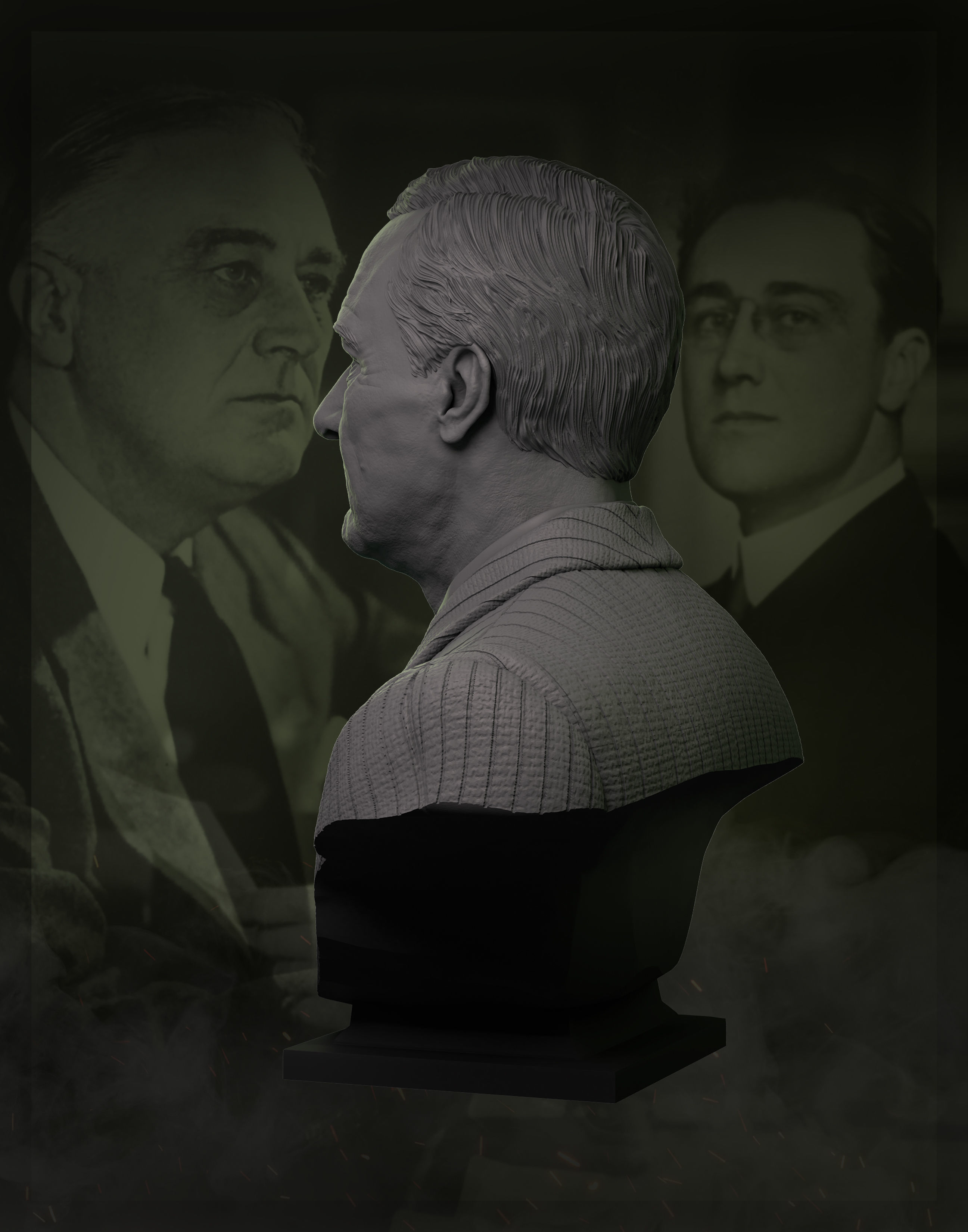 Franklin Delano Roosevelt 3D print model_13