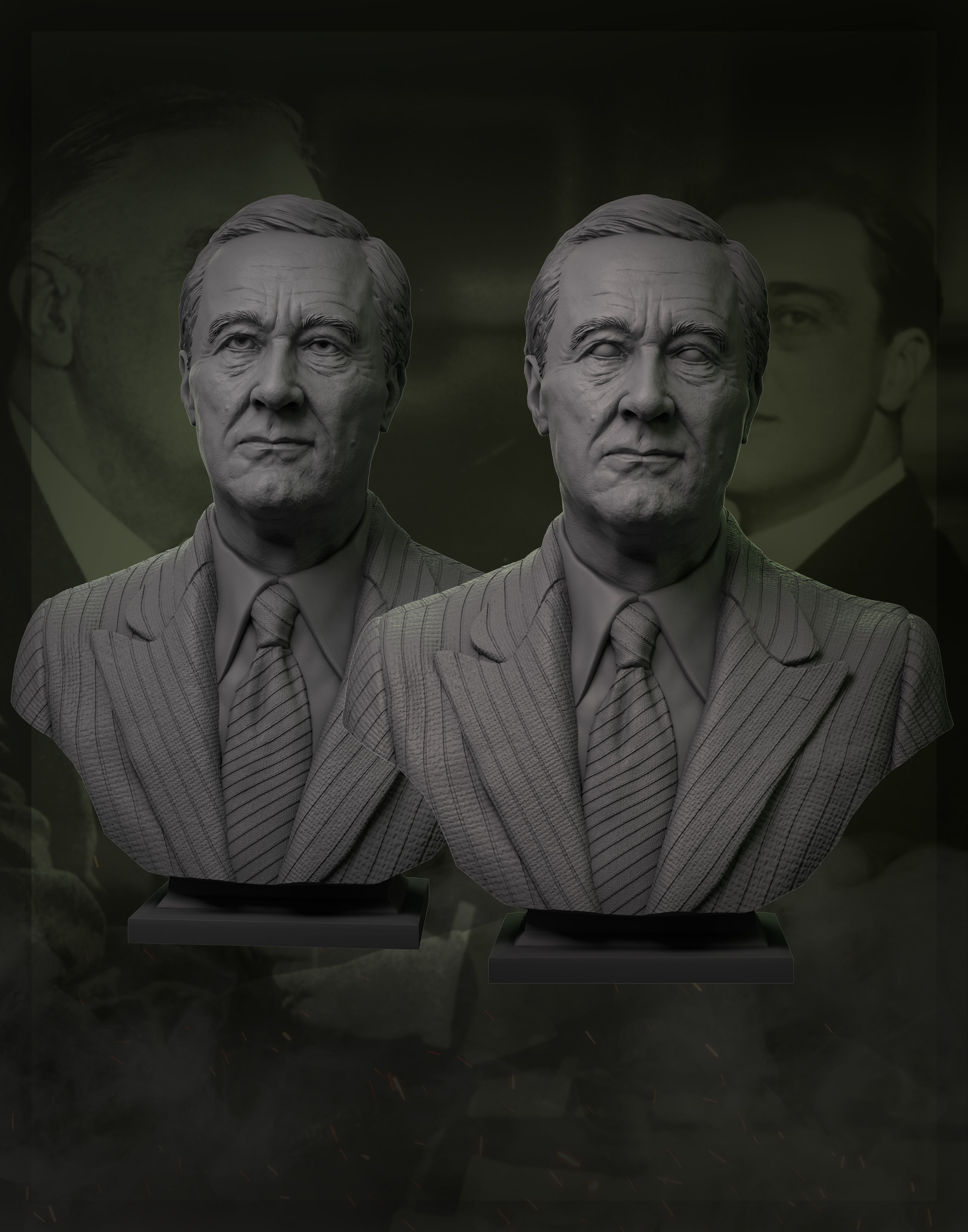 Franklin Delano Roosevelt 3D print model_18