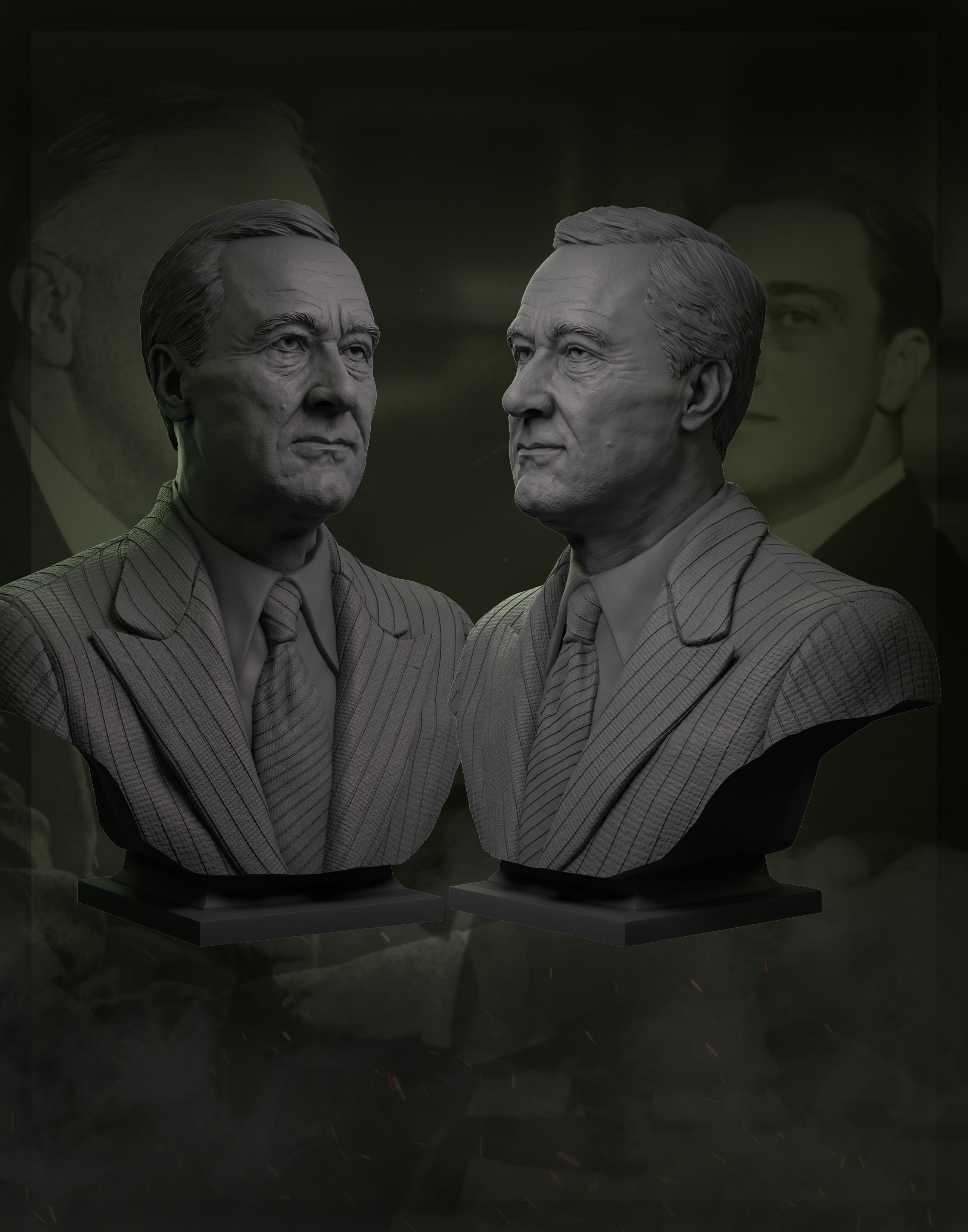 Franklin Delano Roosevelt 3D print model_17