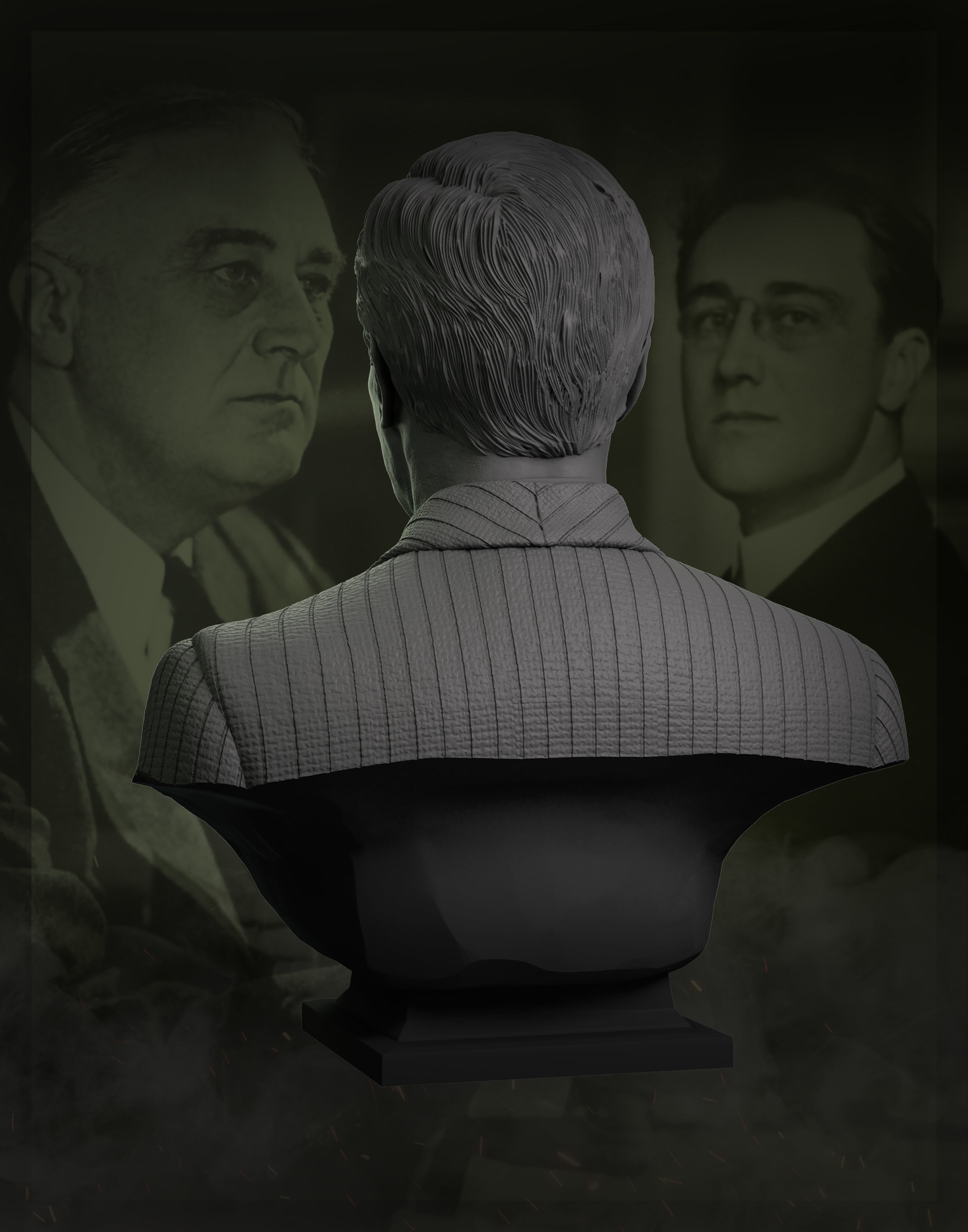 Franklin Delano Roosevelt 3D print model_11