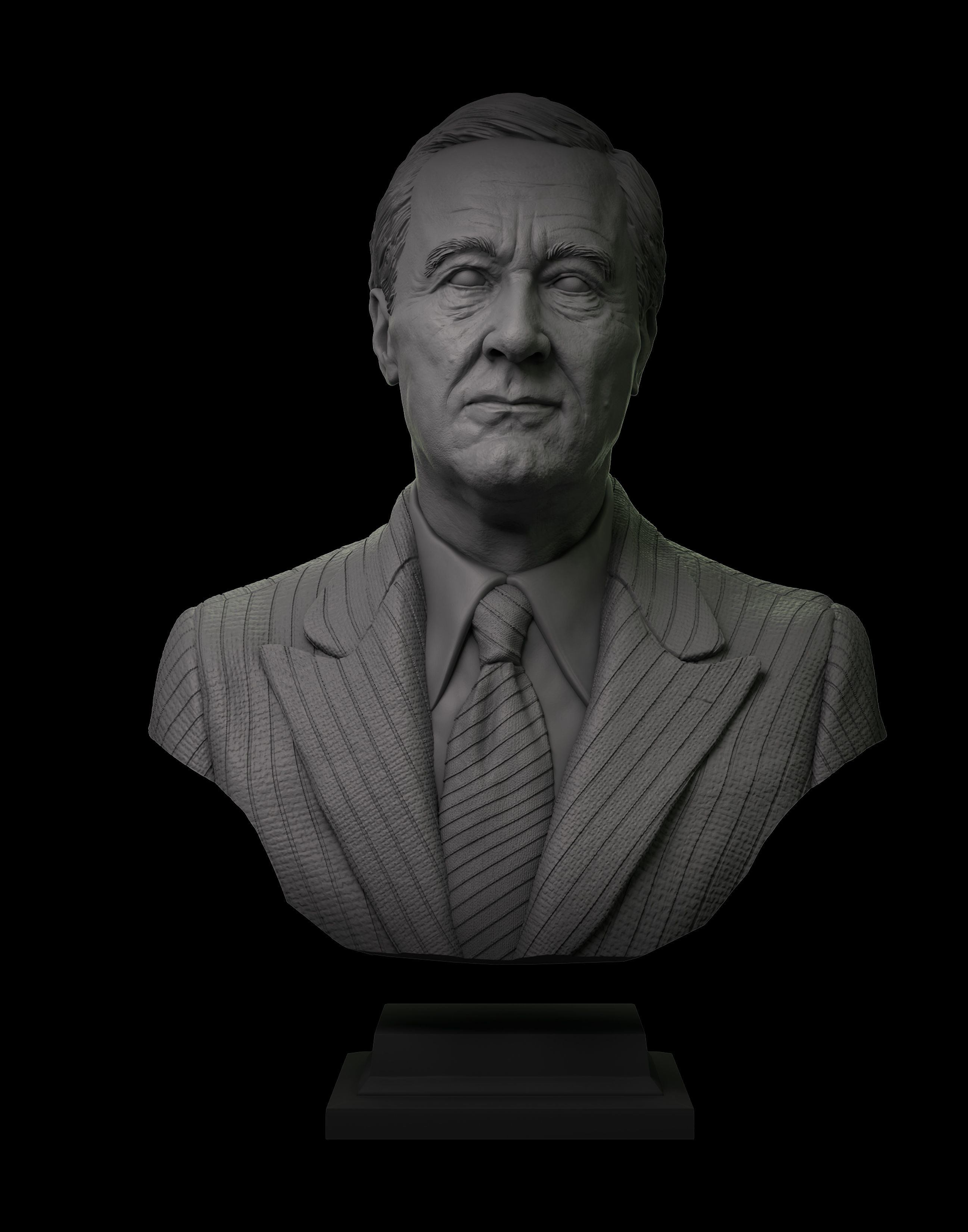 Franklin Delano Roosevelt 3D print model_3
