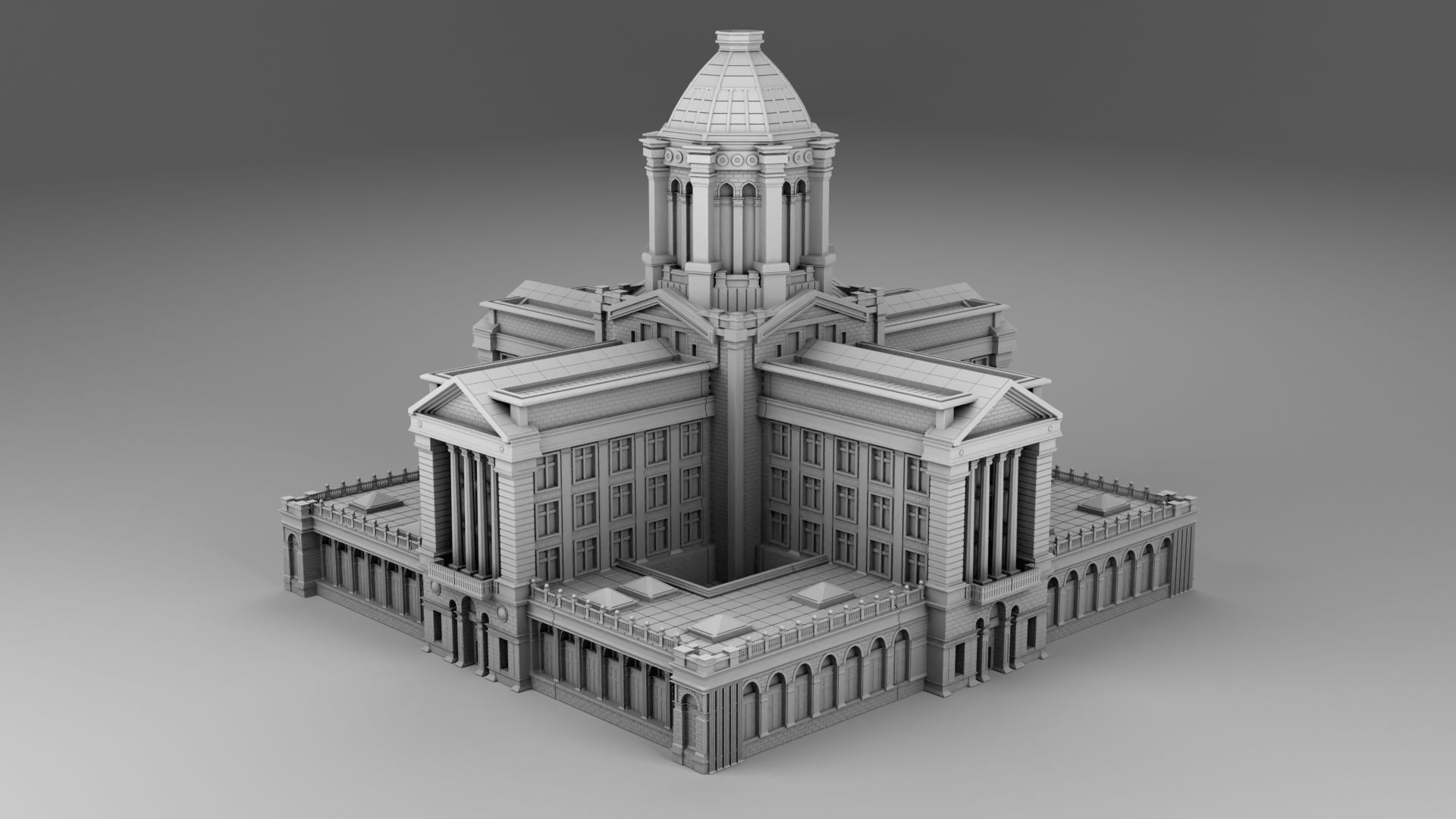 Chicago House 3D print model