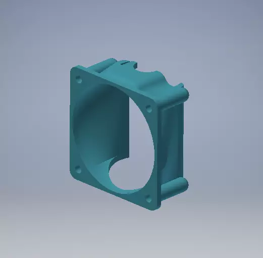 Fan mount for v5 hotend 40x40 Free 3D print model