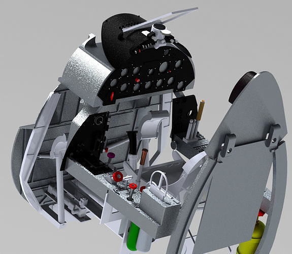 Corsair F4U cockpit For carf Model or other Corsair brandt 3D model 3D ...