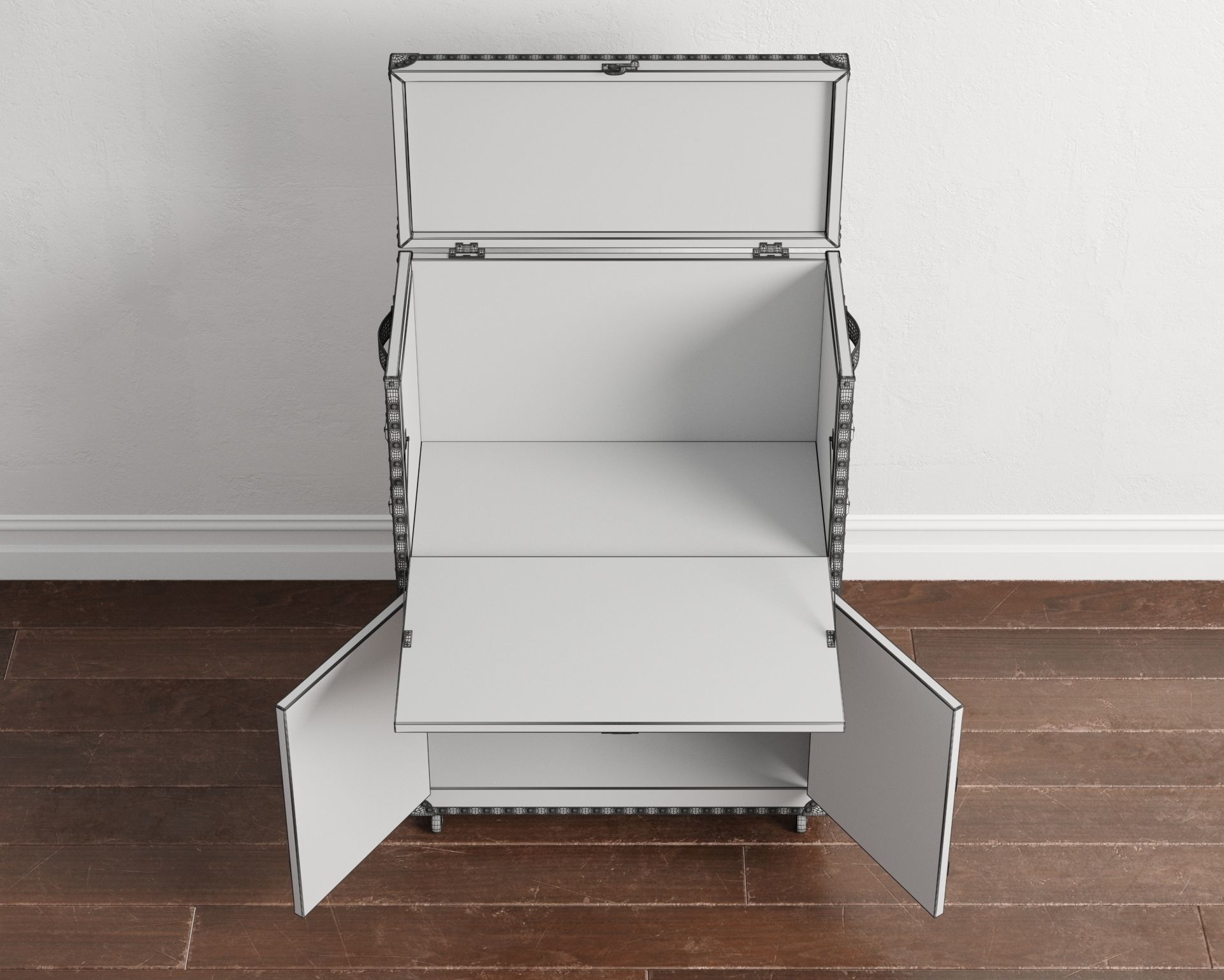 Safari Leather Open Bar 3D model_26