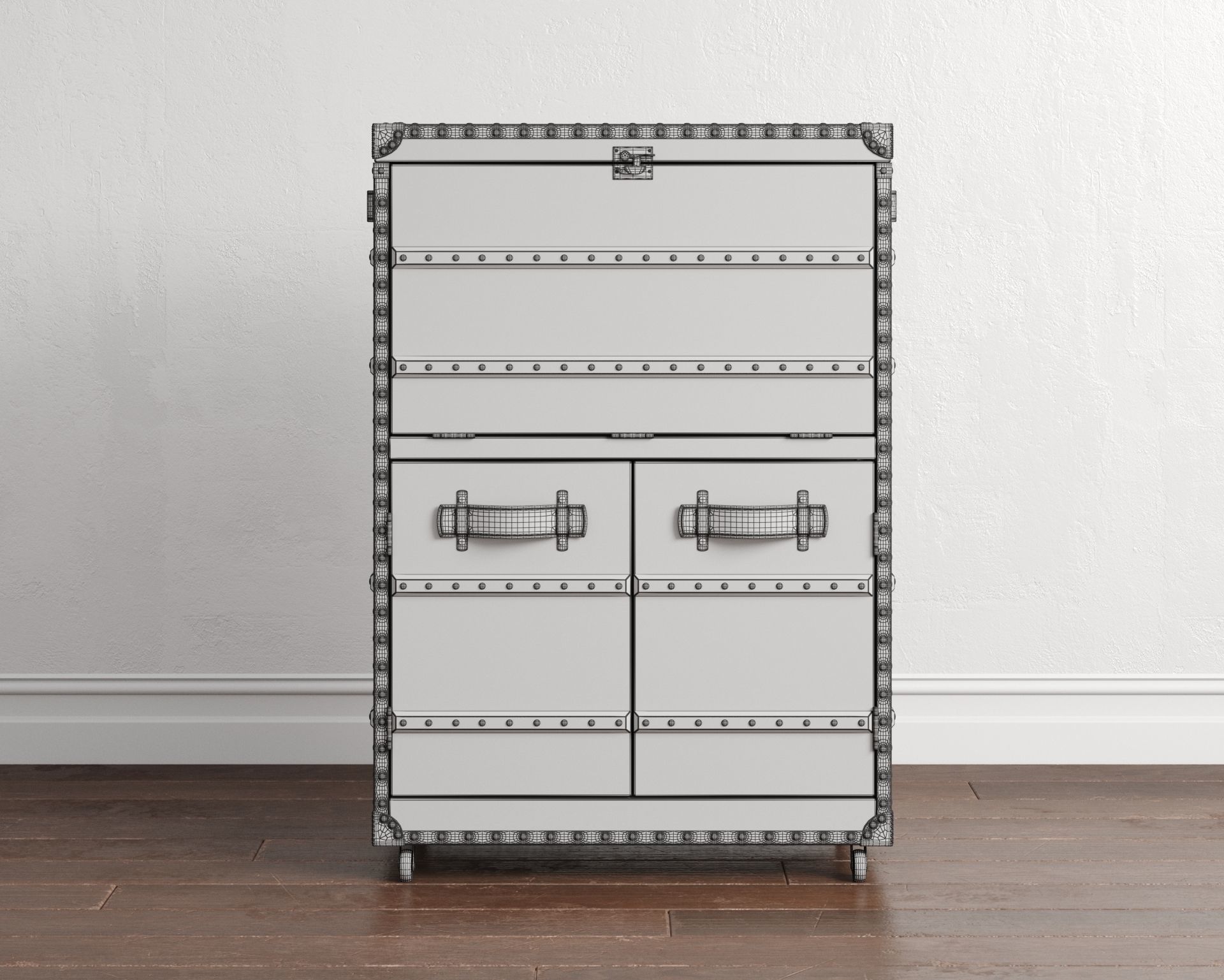 Safari Leather Open Bar 3D model_14