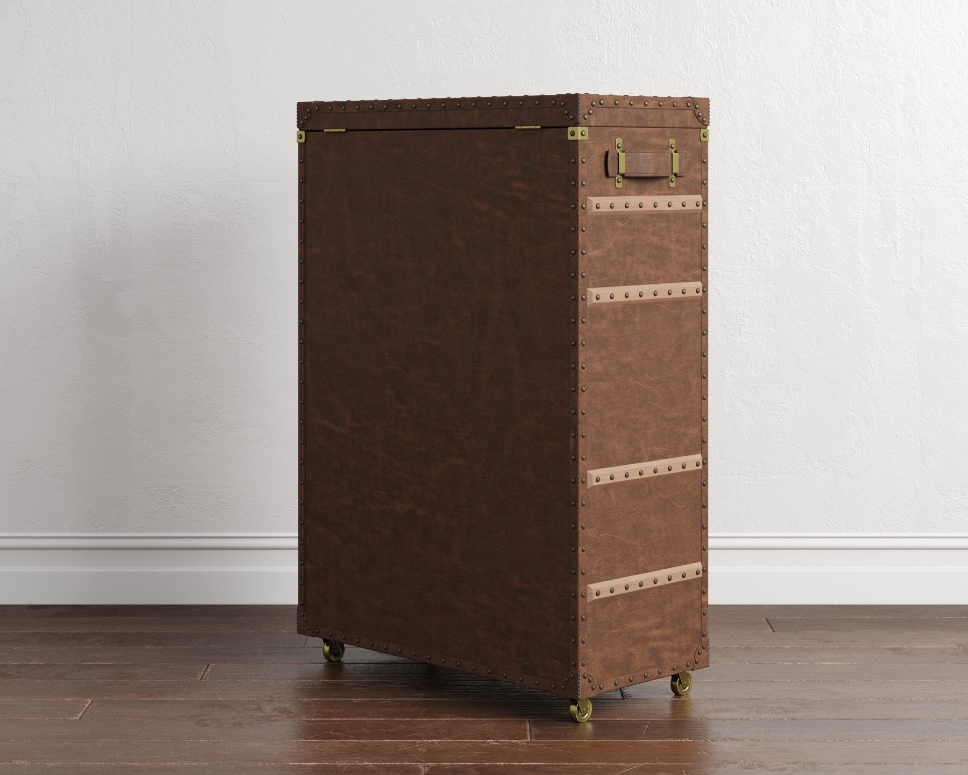 Safari Leather Open Bar 3D model_5