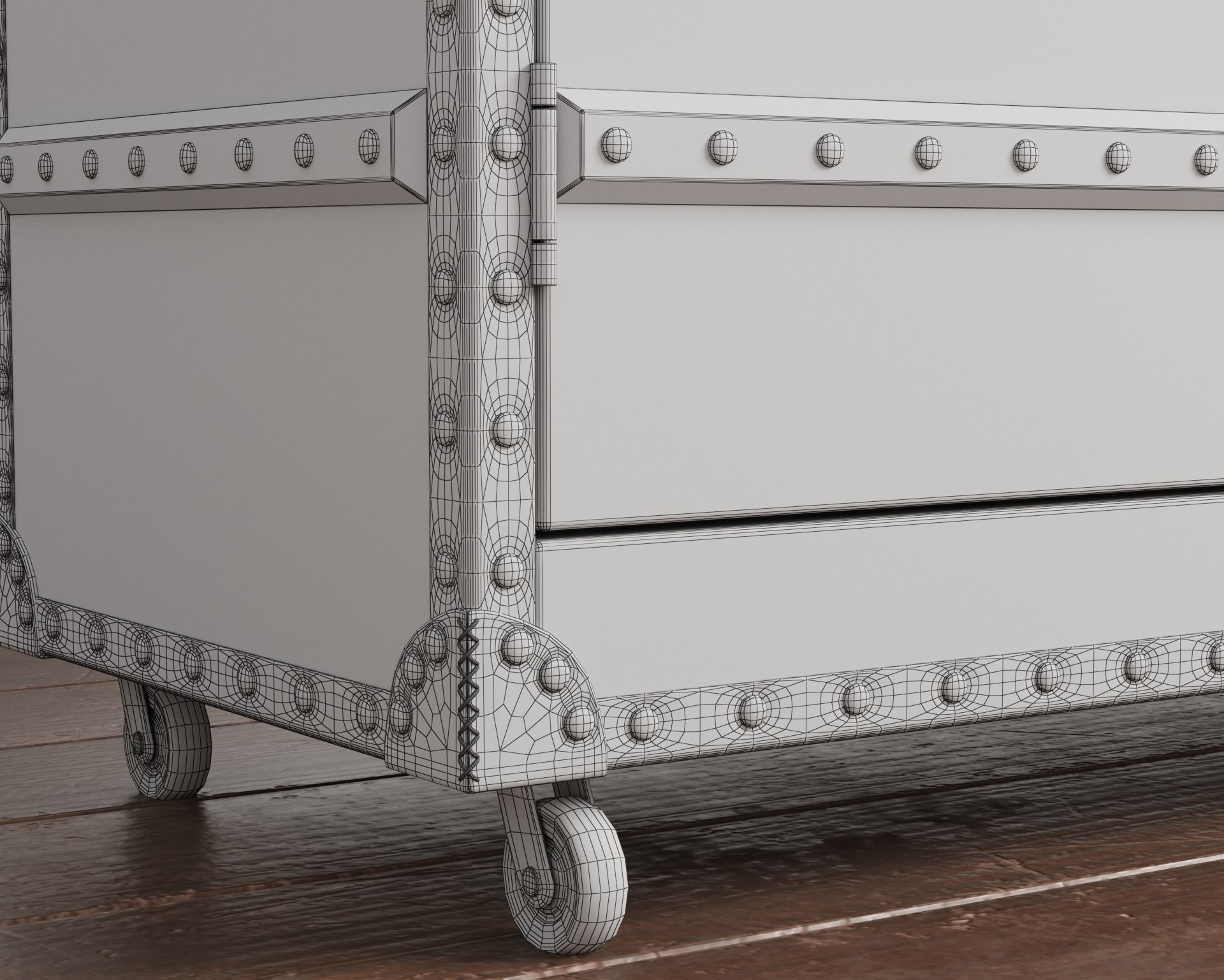 Safari Leather Open Bar 3D model_20