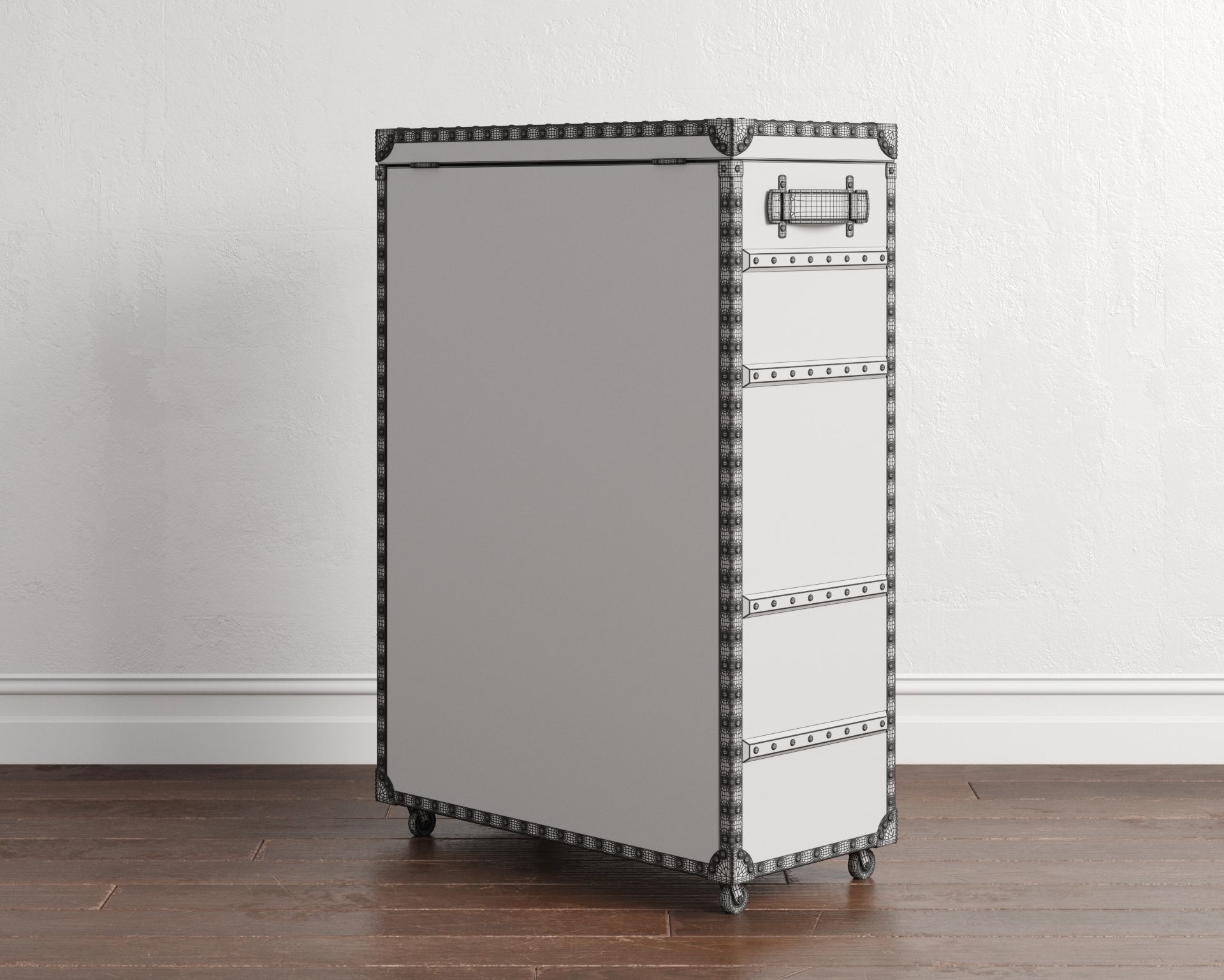 Safari Leather Open Bar 3D model_17