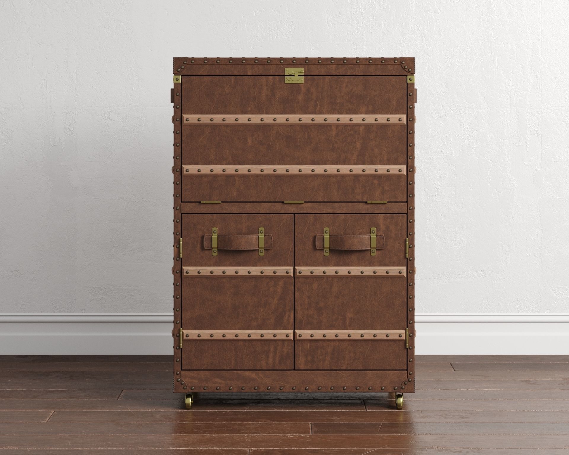 Safari Leather Open Bar 3D model_3