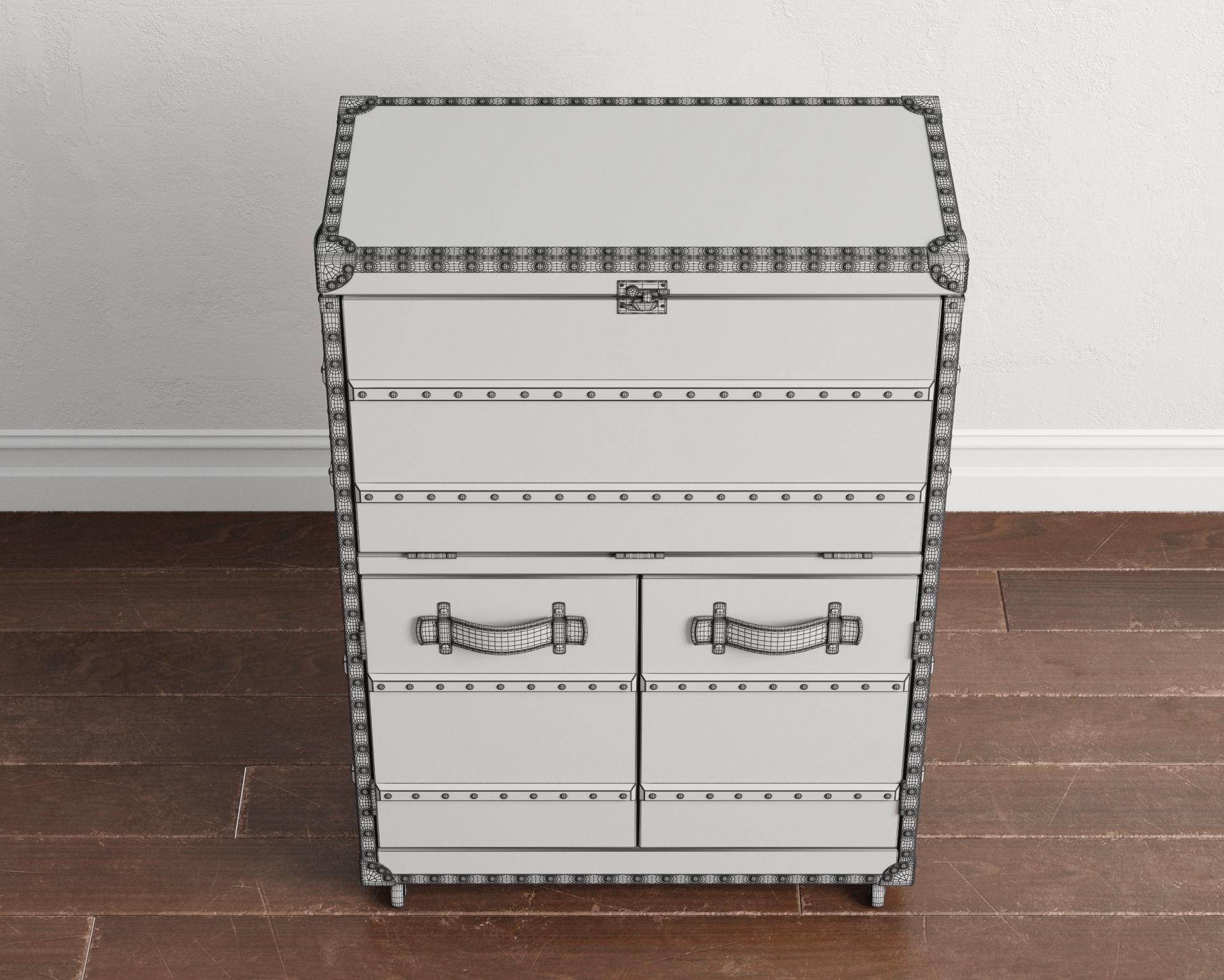 Safari Leather Open Bar 3D model_21