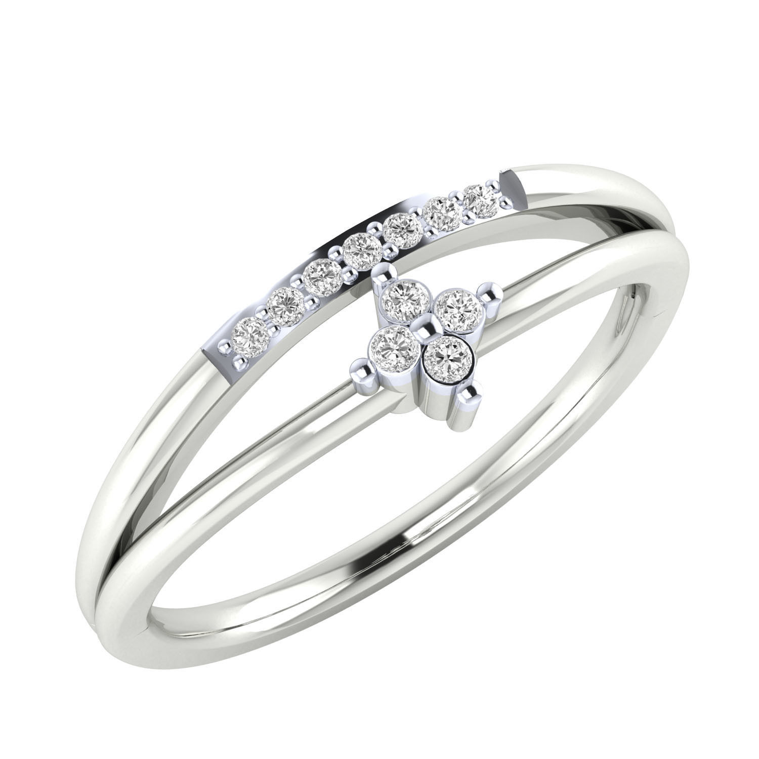 Women ring 3dm render 3D print model 3D print model_5