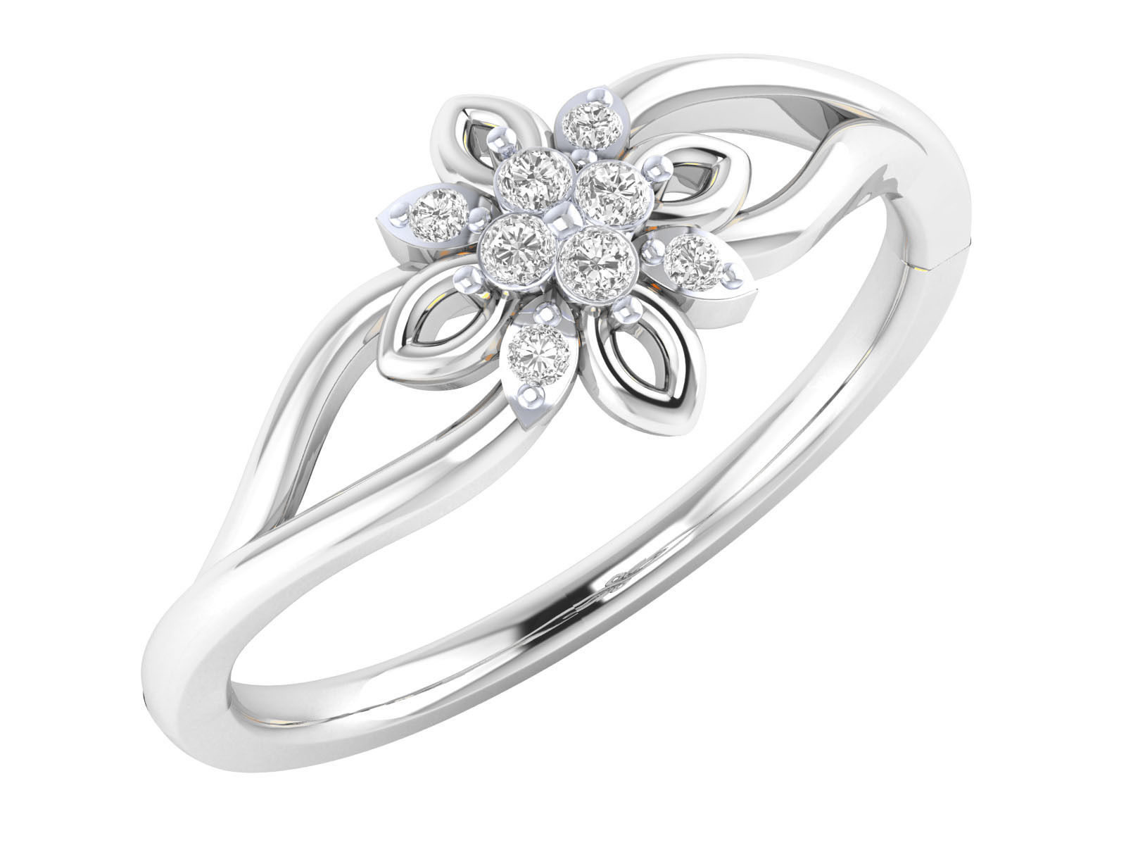 Women ring 3dm render 3D print model 3D print model_7