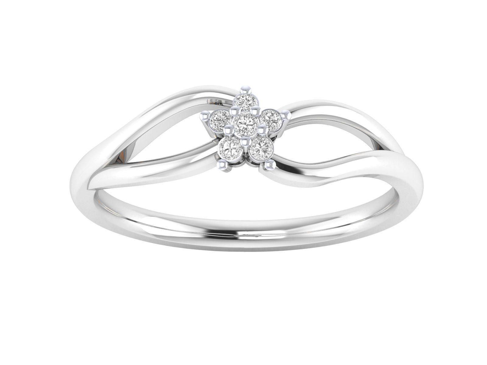 Women ring 3dm render 3D print model 3D print model_9