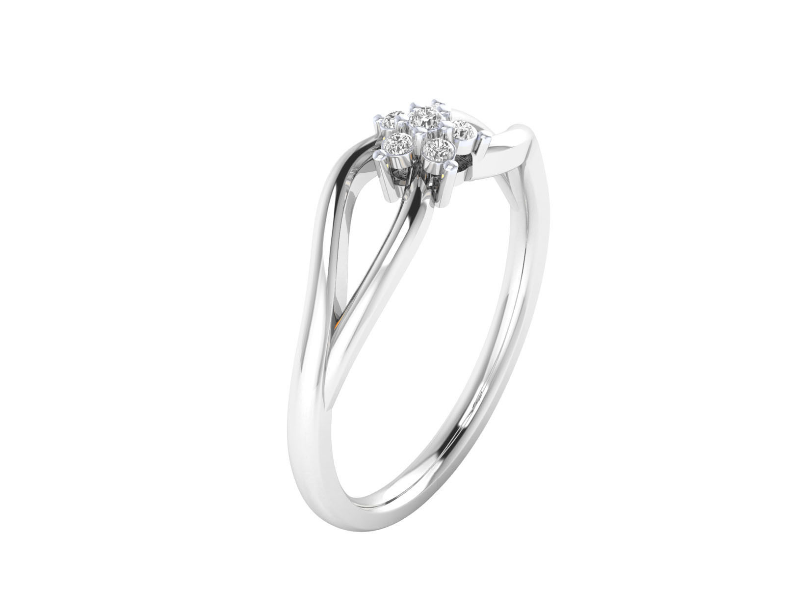 Women ring 3dm render 3D print model 3D print model_7