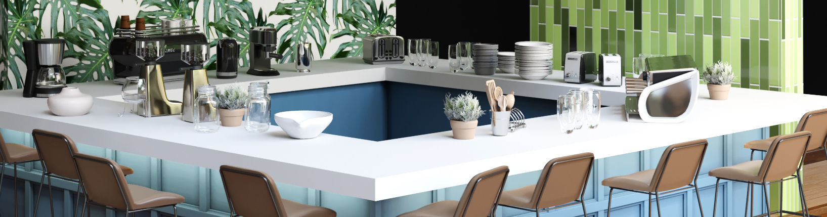 RESTAURANT - BAR POINT 3D model_4