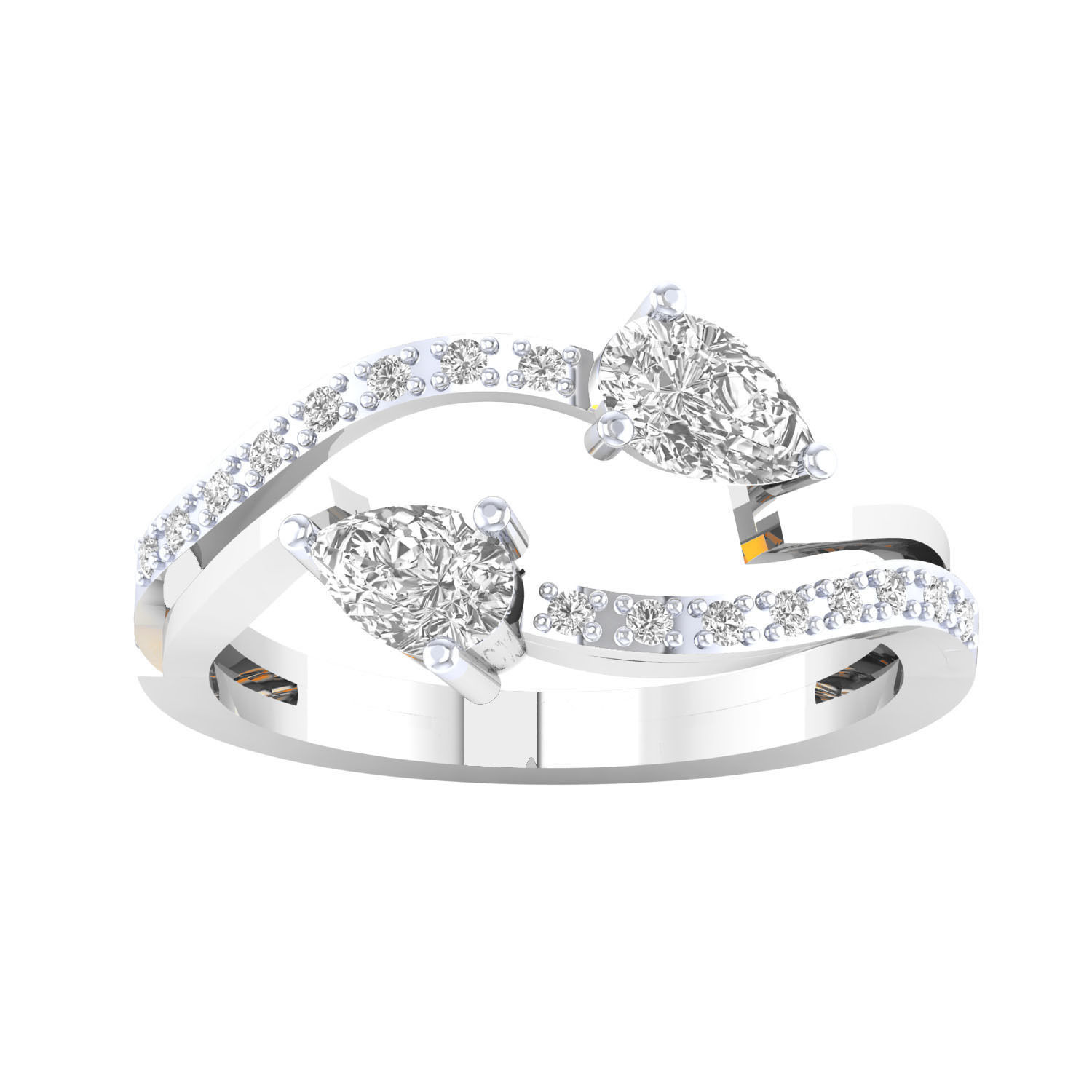 Women ring 3dm render 3D print model 3D print model_10