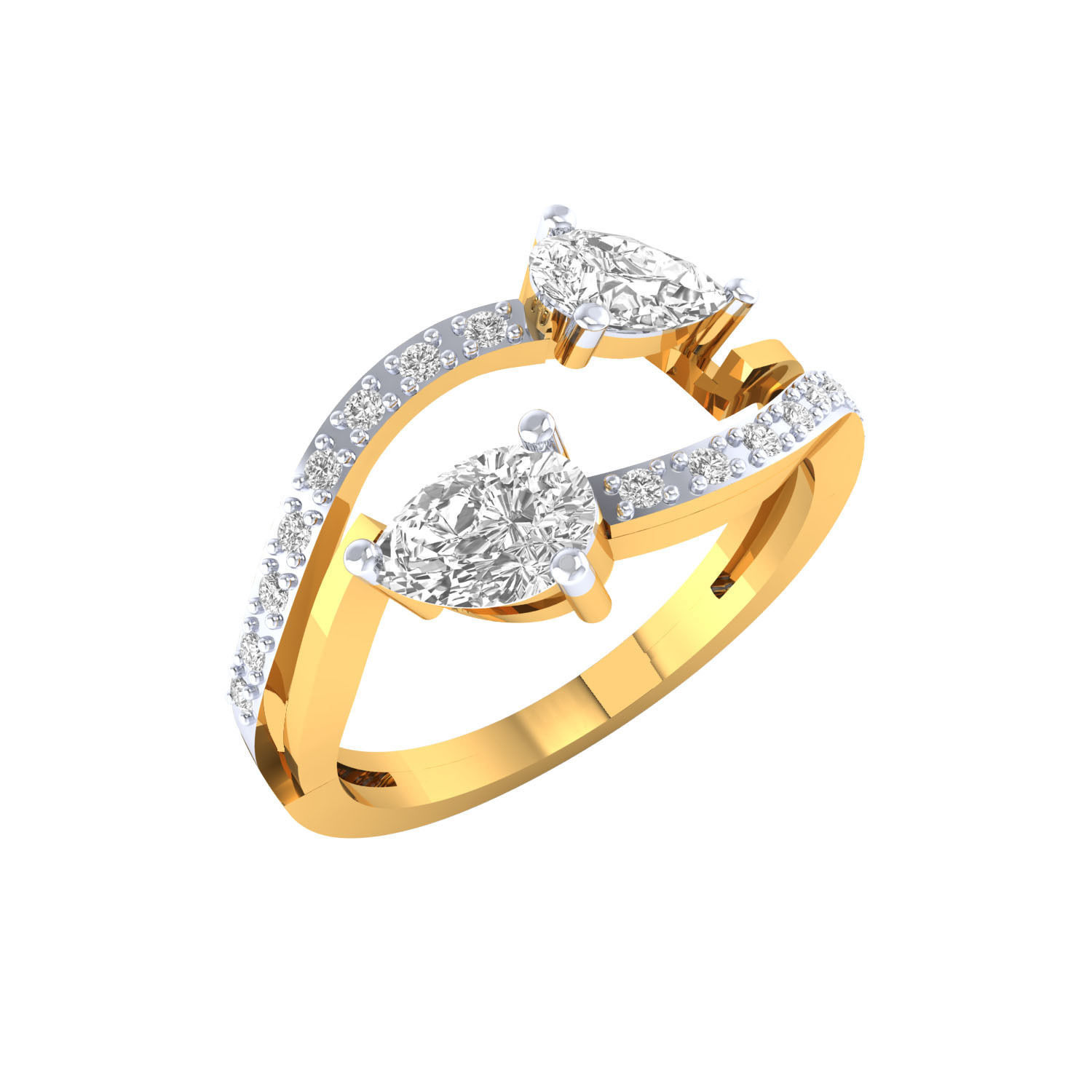 Women ring 3dm render 3D print model 3D print model_2