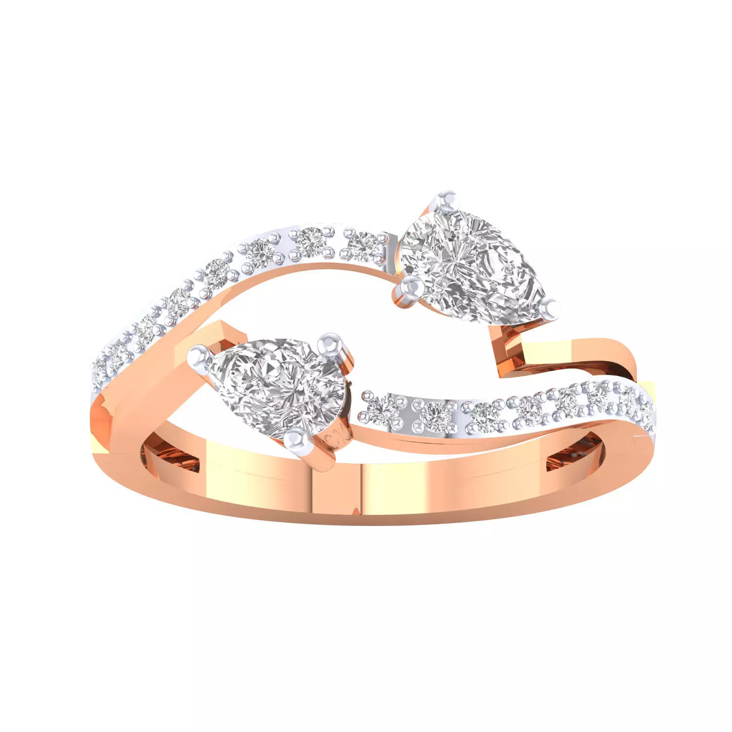 Women ring 3dm render 3D print model 3D print model_0