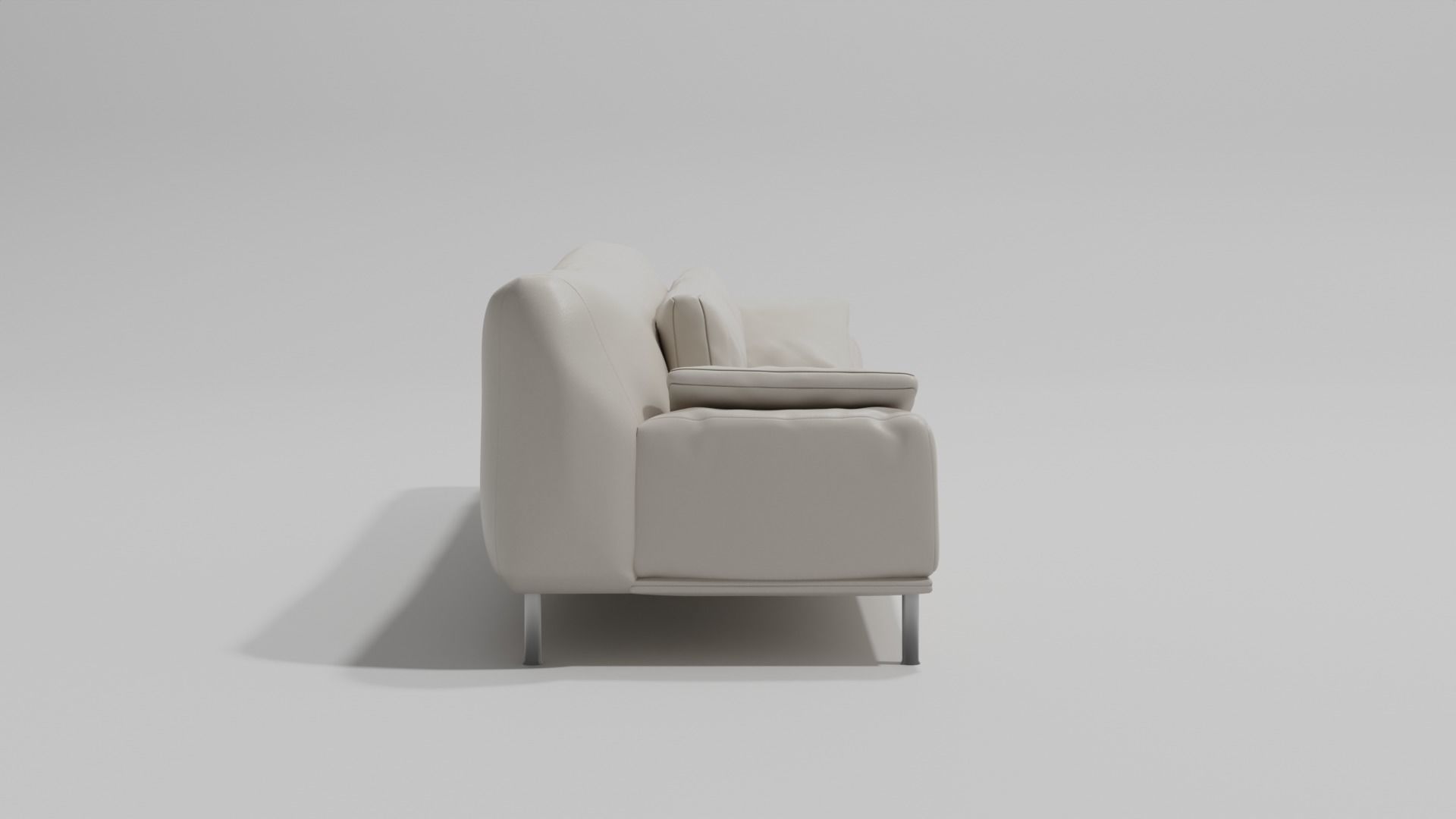 Leather Sofa 3D model_5