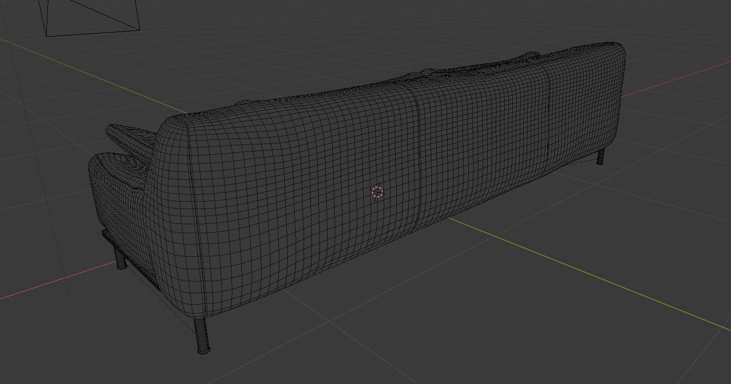 Leather Sofa 3D model_7