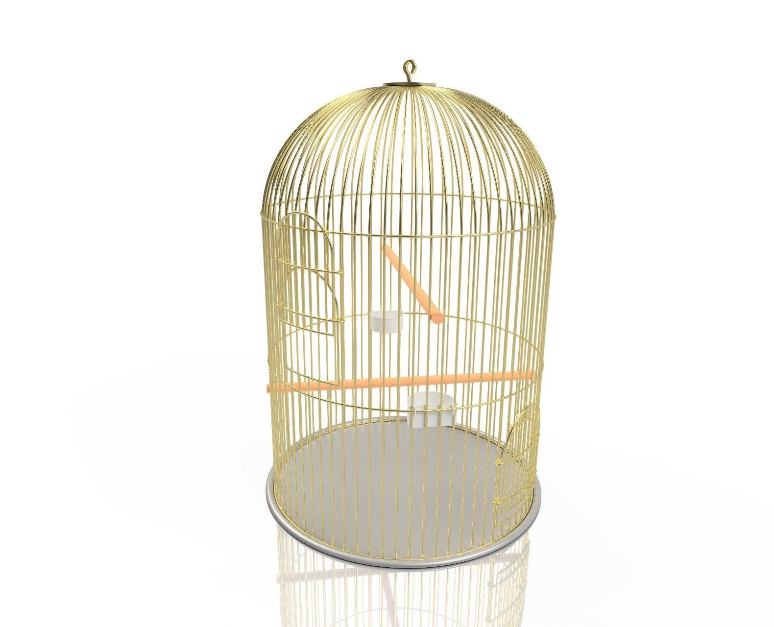BirdCage lamp 3D model_1