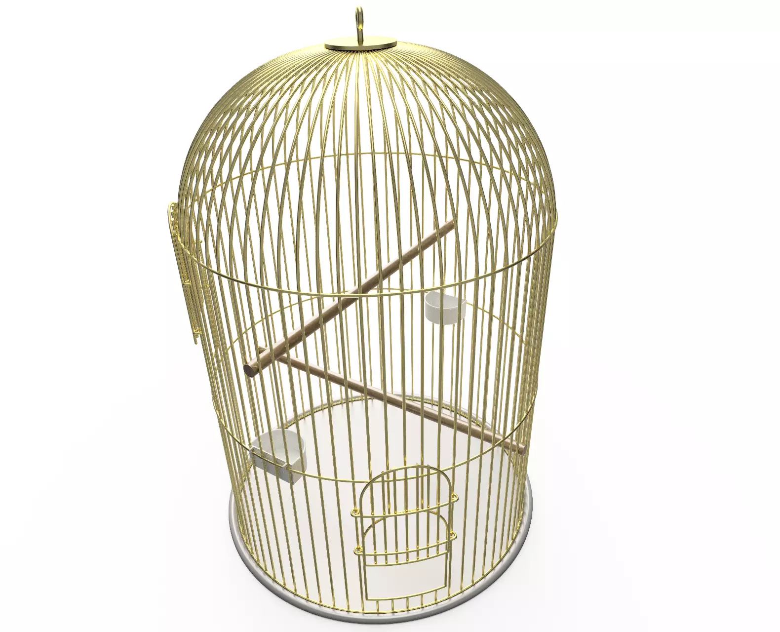 BirdCage lamp 3D model_0