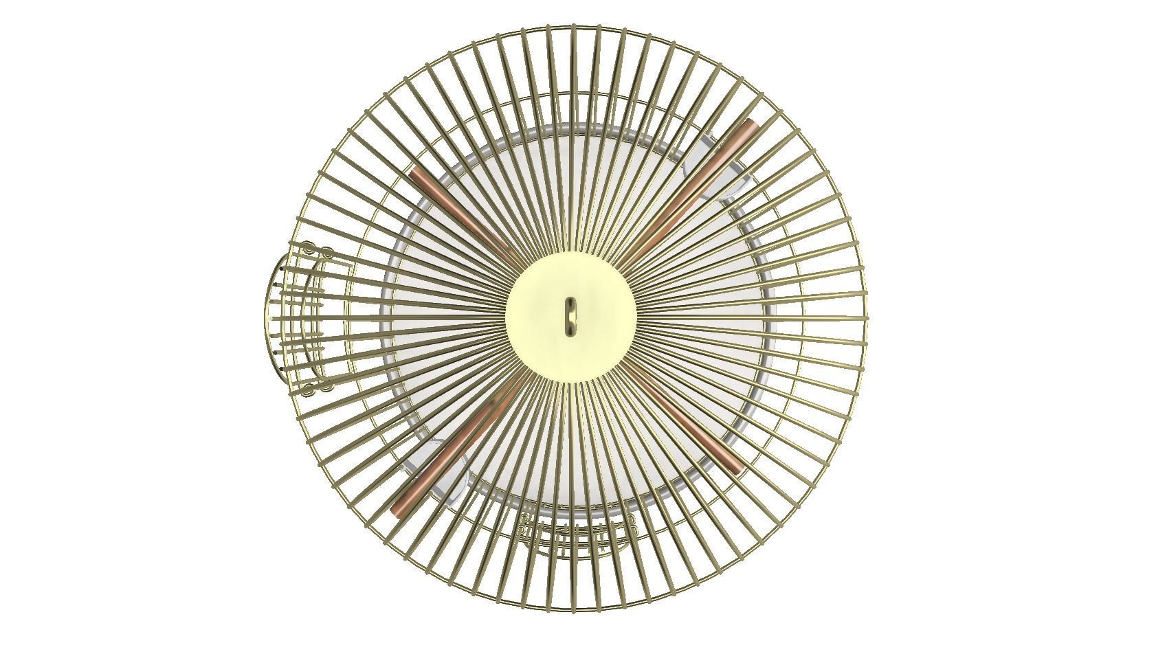 BirdCage lamp 3D model_5