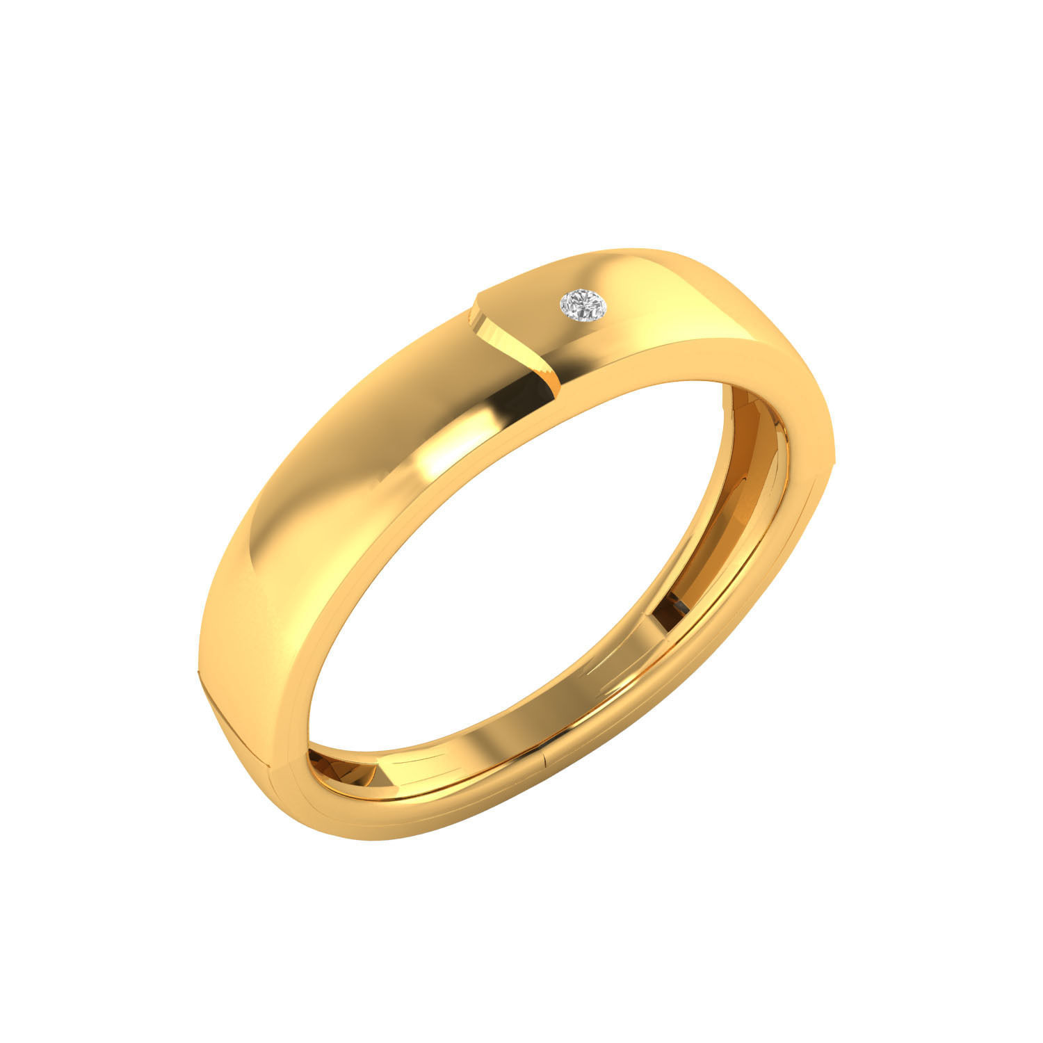 Women band ring 3dm render 3D print model 3D print model_6