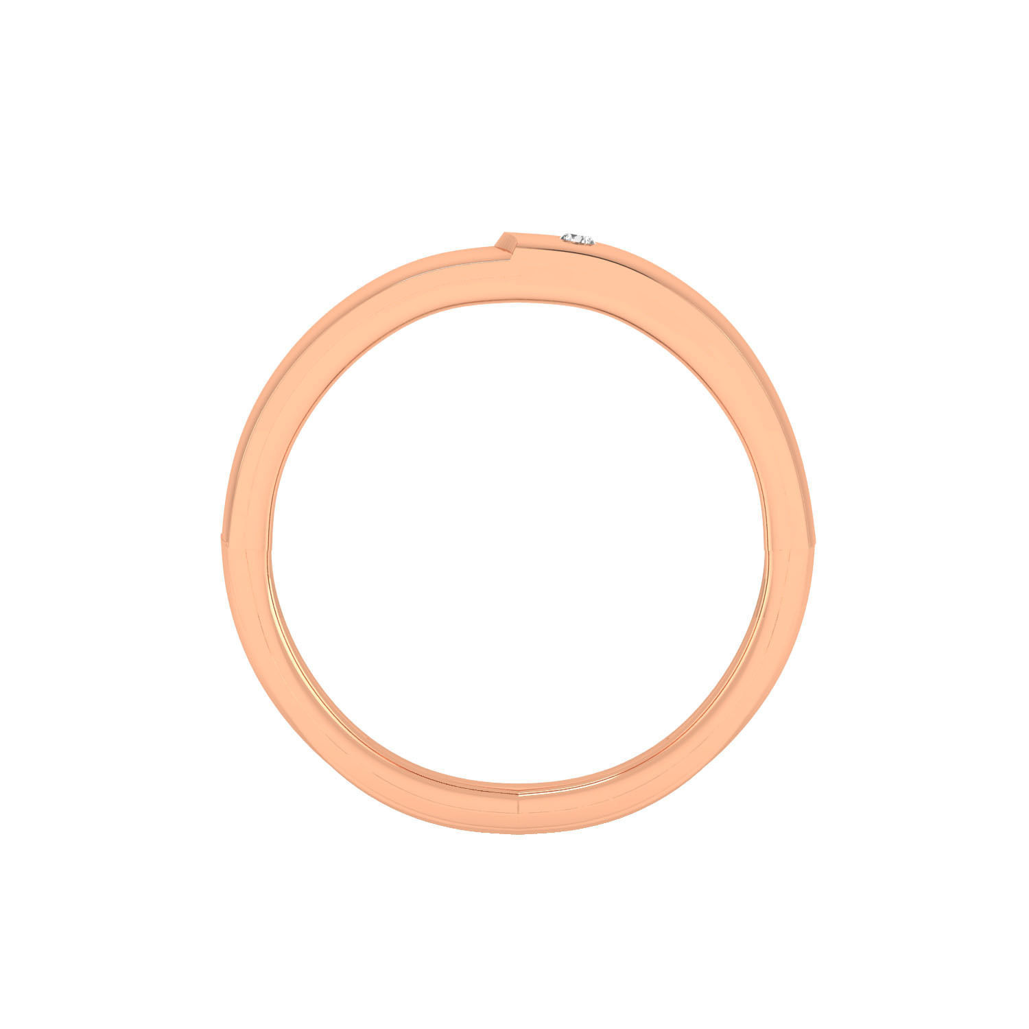 Women band ring 3dm render 3D print model 3D print model_1