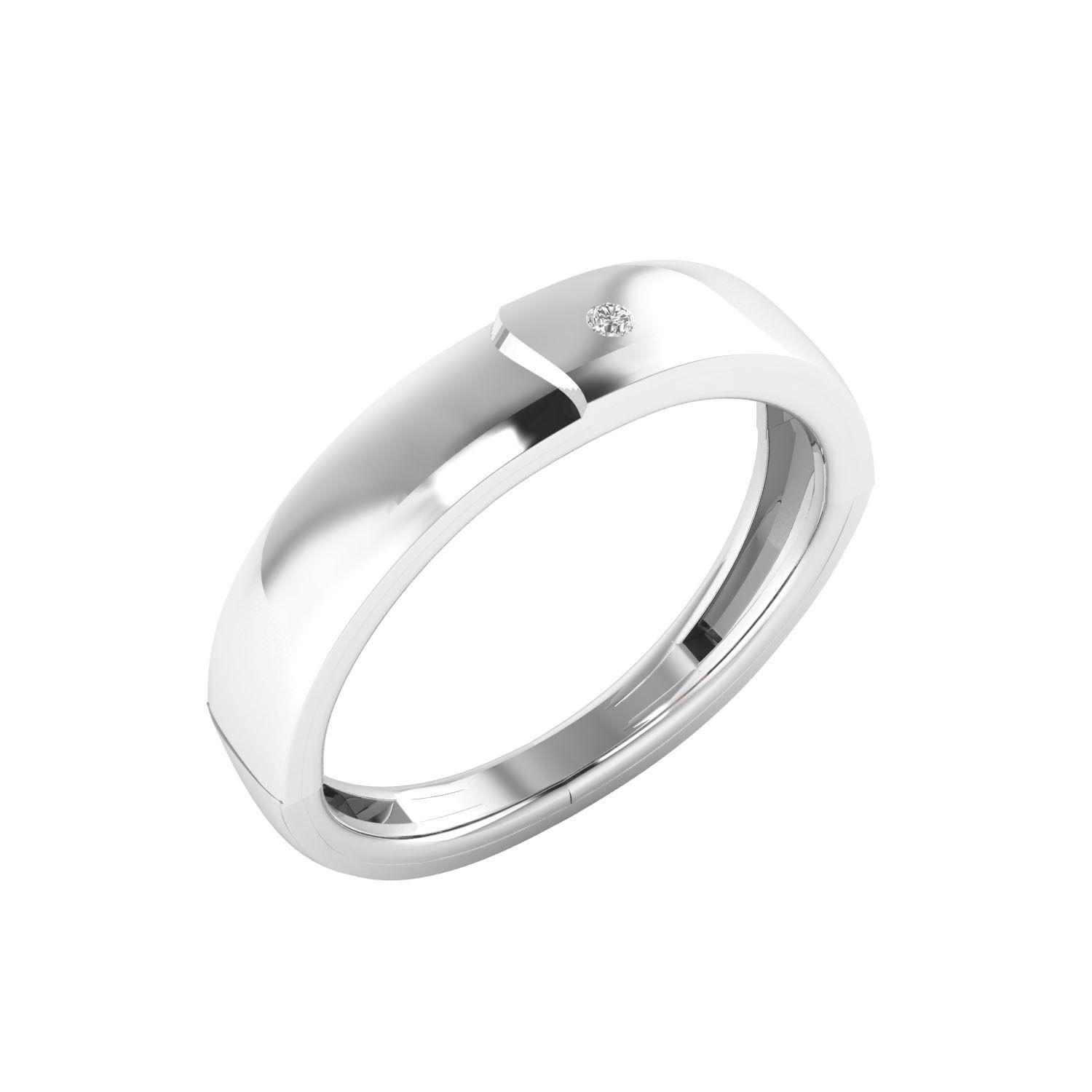 Women band ring 3dm render 3D print model 3D print model_7