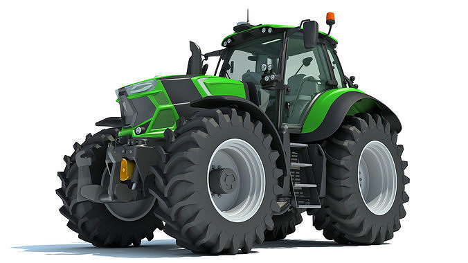 Farm Tractor 3D model