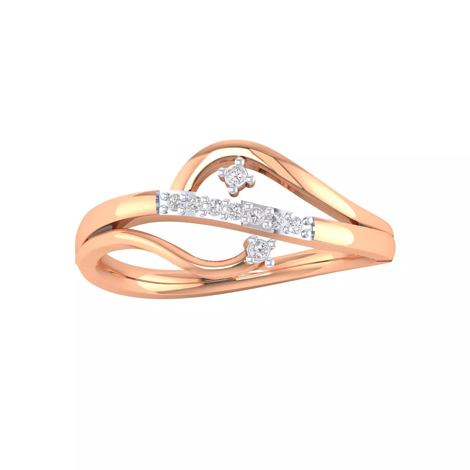Women ring 3dm render 3D print model 3D print model_0