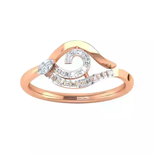 Women ring 3dm render 3D print model