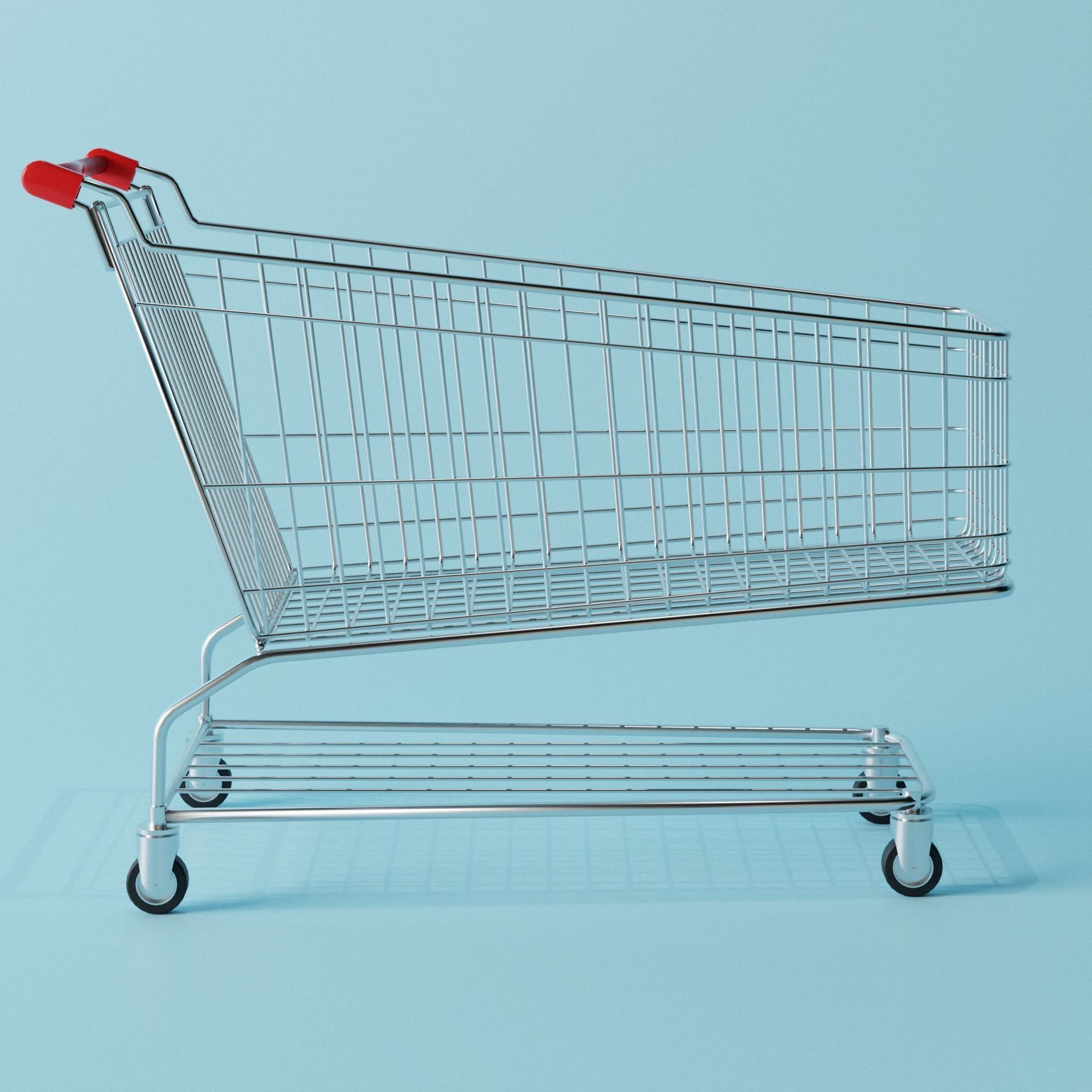 SHOPPING CART 3D model_5
