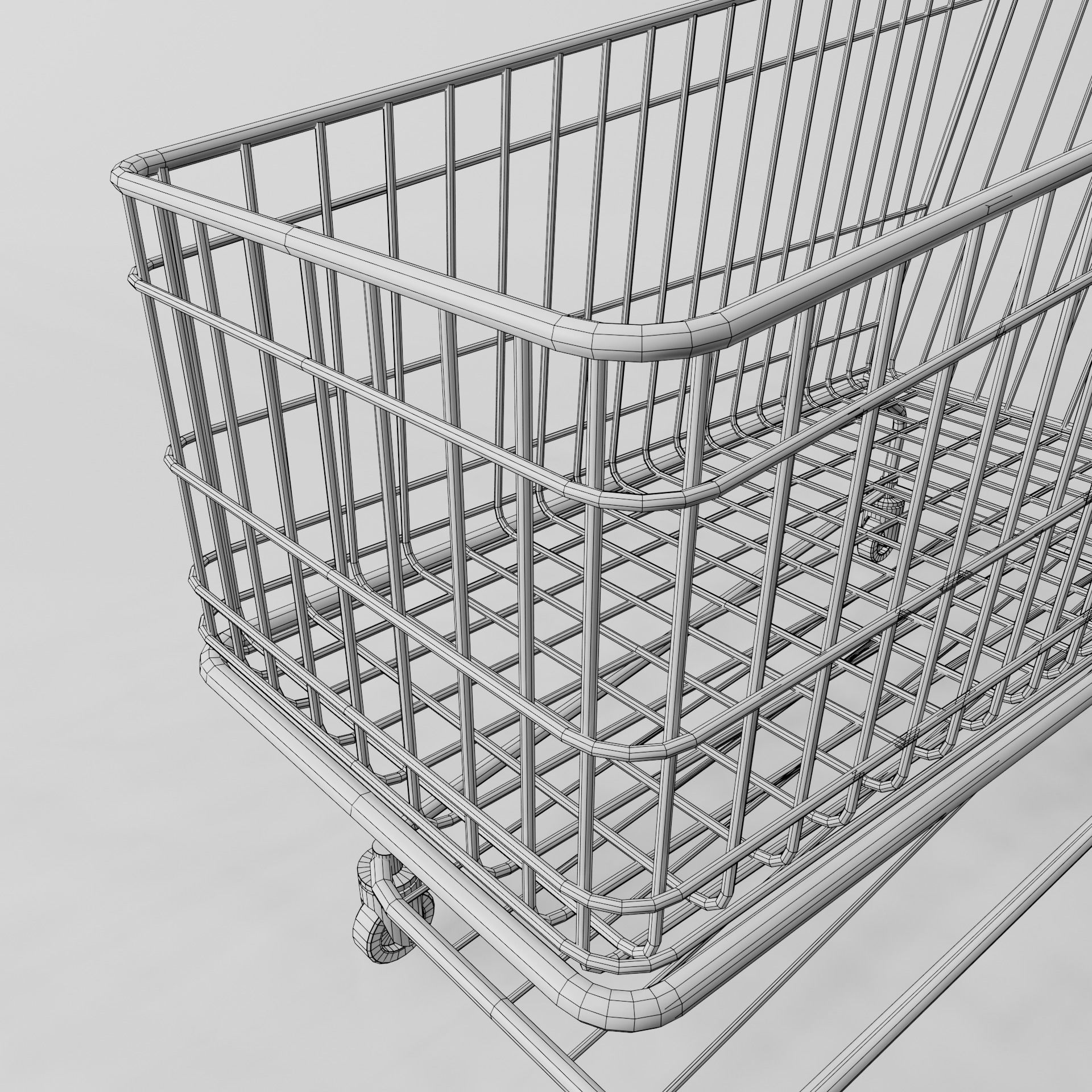 SHOPPING CART 3D model_11