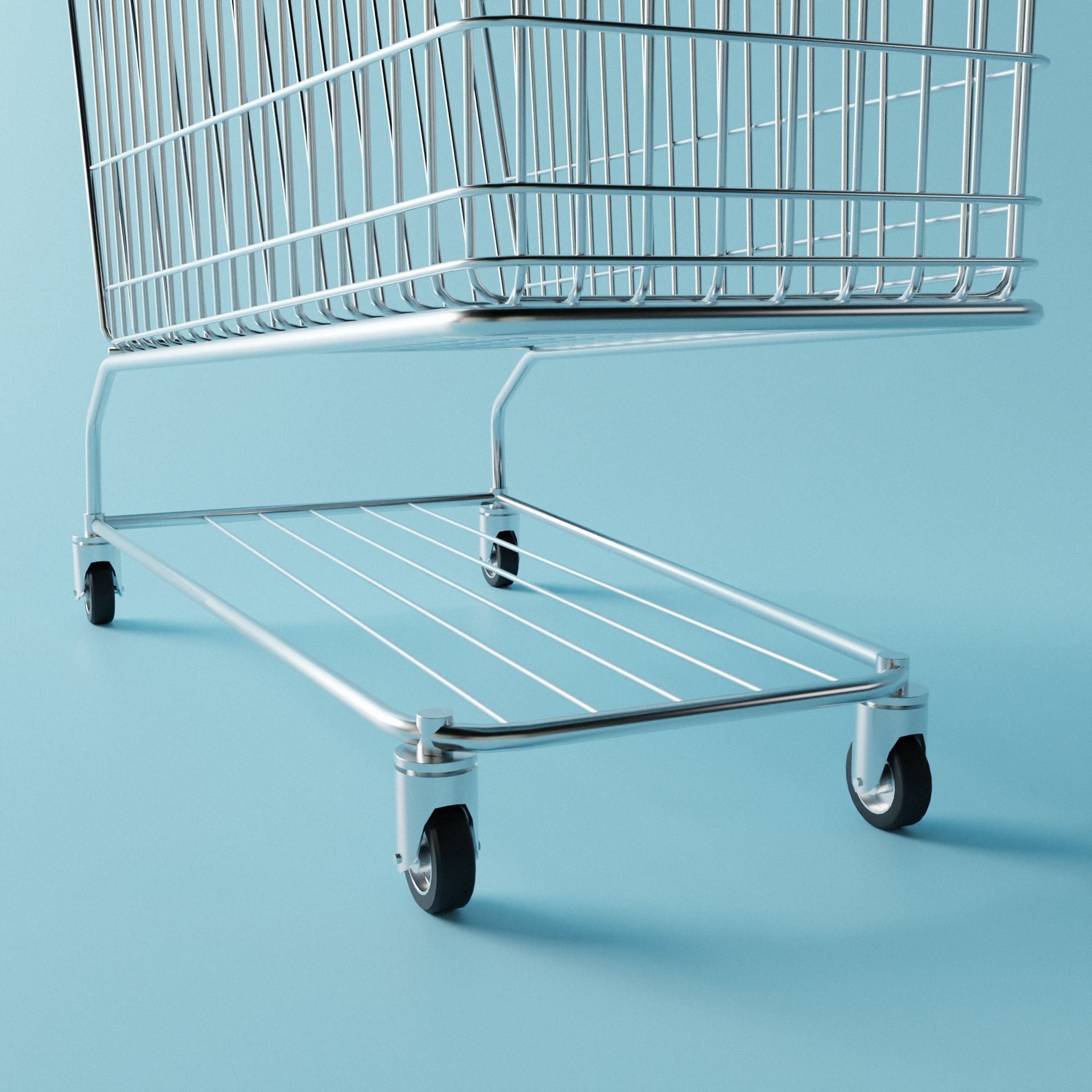 SHOPPING CART 3D model_4